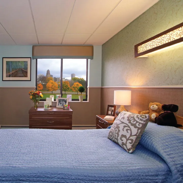 Amenities at Buffalo detox center — ceiling